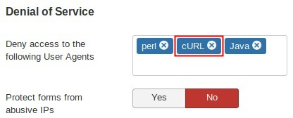 en rsfirewall remove curl