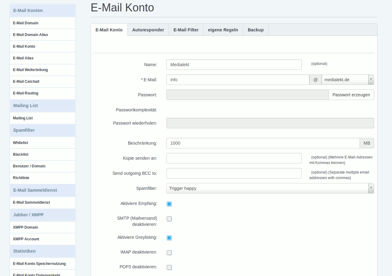 de ispconfig mail konto anlegen