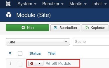 de whois module module site